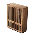 Sillas auxiliares de comedor Kurmer de madera maciza, juego de 2, roble natural