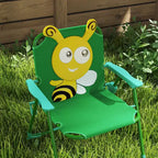 Juego de mesa de pícnic y sillas para niños, mesa de actividades al aire libre con 2 sillas plegables, sombrilla extraíble, para patio trasero, jardín