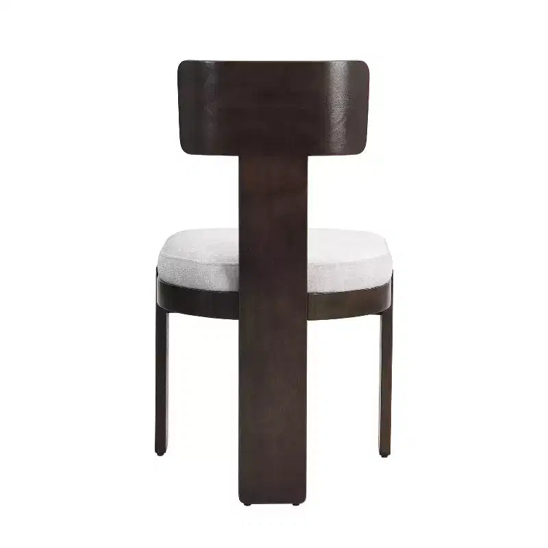 Christopher Knight Home Gaynor Sillas de comedor tapizadas en chenilla de madera de caucho de estilo moderno de mediados de siglo (juego de 2)