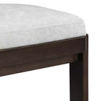 Christopher Knight Home Gaynor Sillas de comedor tapizadas en chenilla de madera de caucho de estilo moderno de mediados de siglo (juego de 2)
