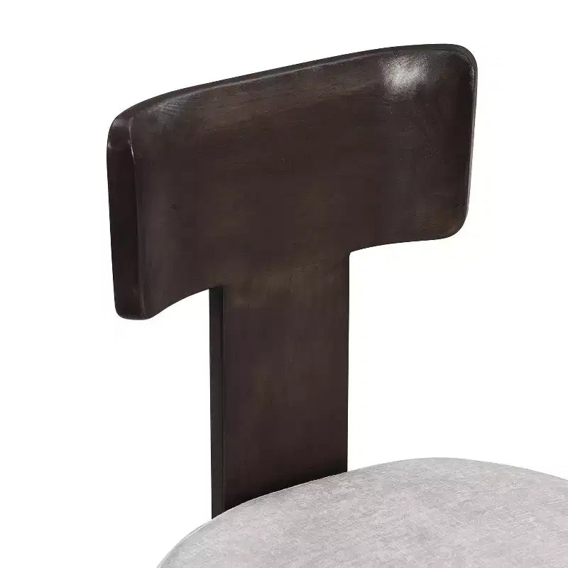 Christopher Knight Home Gaynor Sillas de comedor tapizadas en chenilla de madera de caucho de estilo moderno de mediados de siglo (juego de 2)