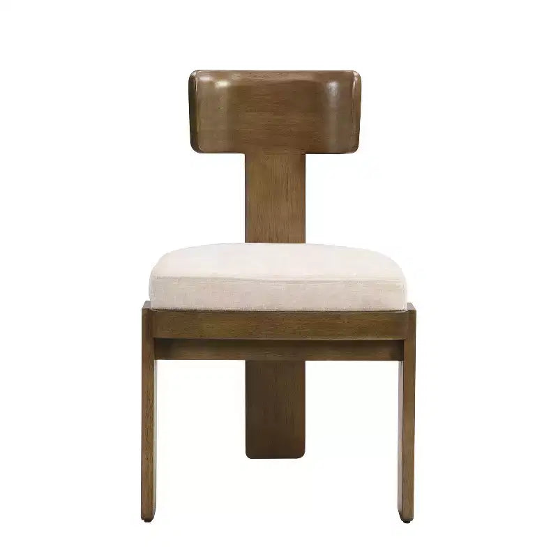 Christopher Knight Home Gaynor Sillas de comedor tapizadas en chenilla de madera de caucho de estilo moderno de mediados de siglo (juego de 2)