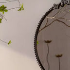Espejo decorativo redondo de metal Maxax