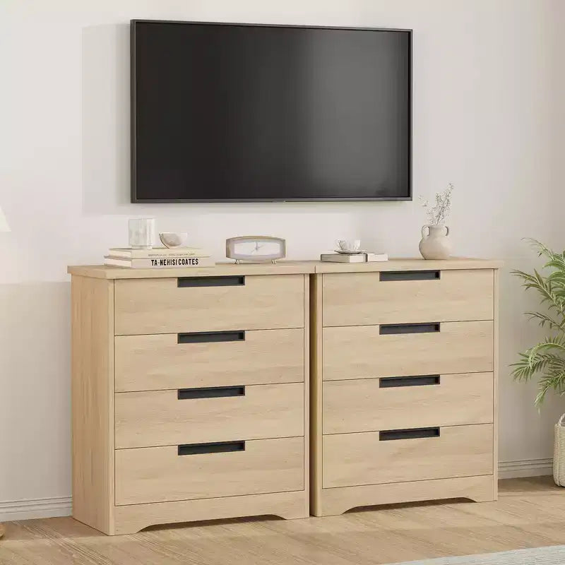 Cómoda para dormitorio, mesita de noche con 3 cajones de gran almacenamiento, cómoda organizadora pequeña y moderna, mesa auxiliar para sala de estar, guardería
