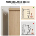 Cómoda para dormitorio, mesita de noche con 3 cajones de gran almacenamiento, cómoda organizadora pequeña y moderna, mesa auxiliar para sala de estar, guardería