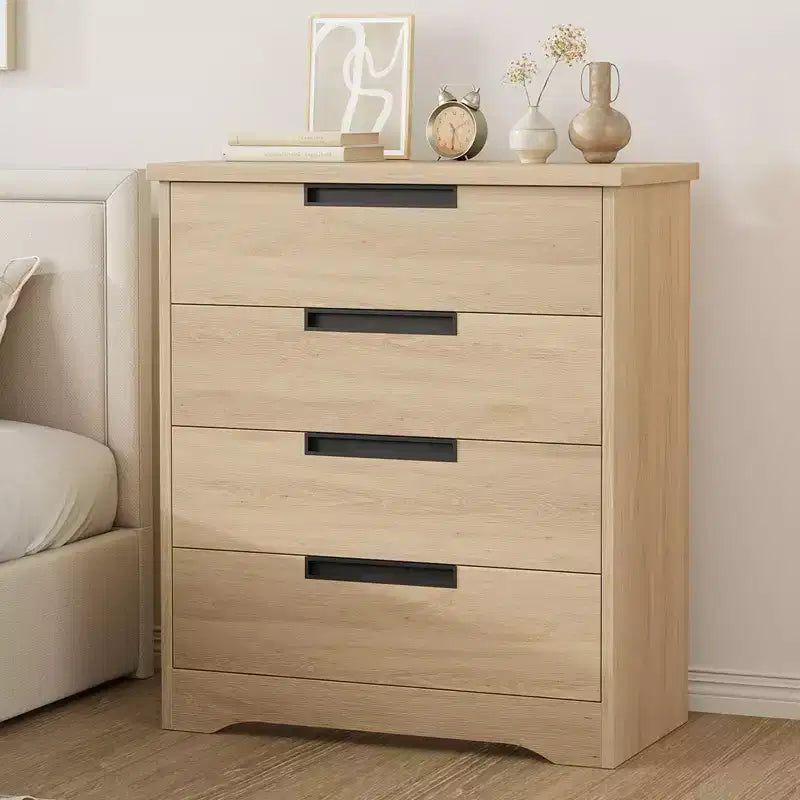 Cómoda para dormitorio, mesita de noche con 3 cajones de gran almacenamiento, cómoda organizadora pequeña y moderna, mesa auxiliar para sala de estar, guardería