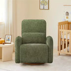 Sillón Reclinable Giratorio Eléctrico para Bebés Spruce & Spring con Cojín Lumbar