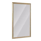 Espejo de cuerpo entero de 70 x 32 pulgadas con marco de madera, espejo de pie de 5 mm con orificio para colgar, espejo de pared para sala de estar, vestidor