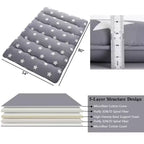 Colchón japonés futón de suelo, colchoneta de tatami portátil para acampar, almohadilla para dormir para niños, colchón enrollable plegable