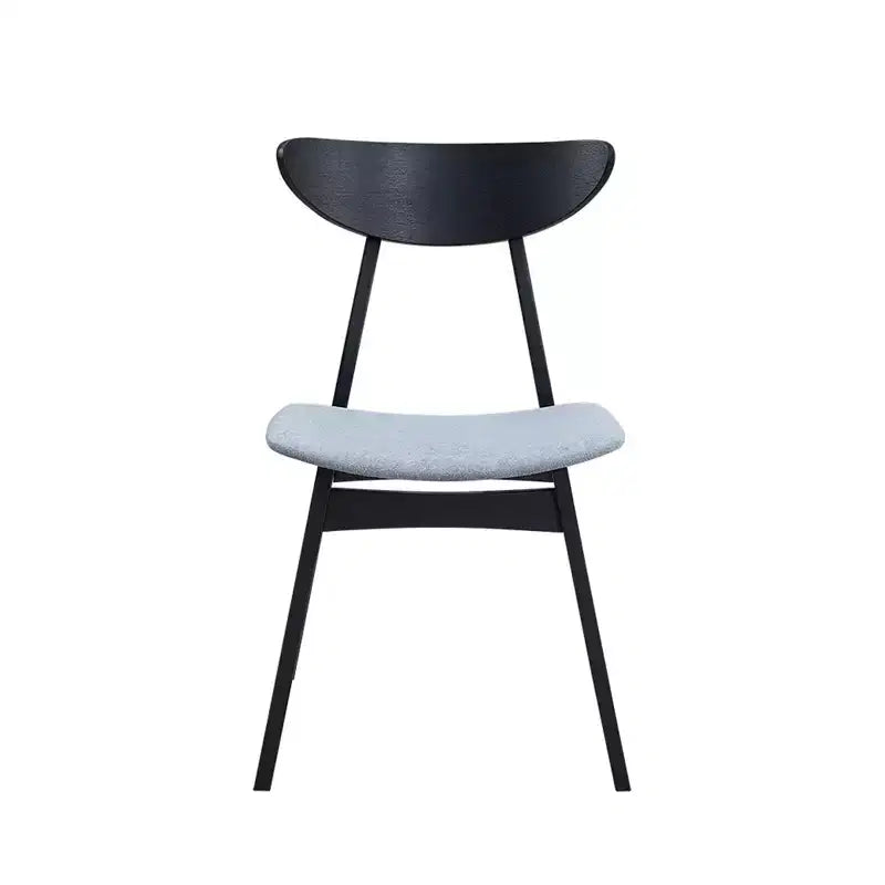 Sillas de comedor tapizadas Bastien Modern Rubberwood (Juego de 2)