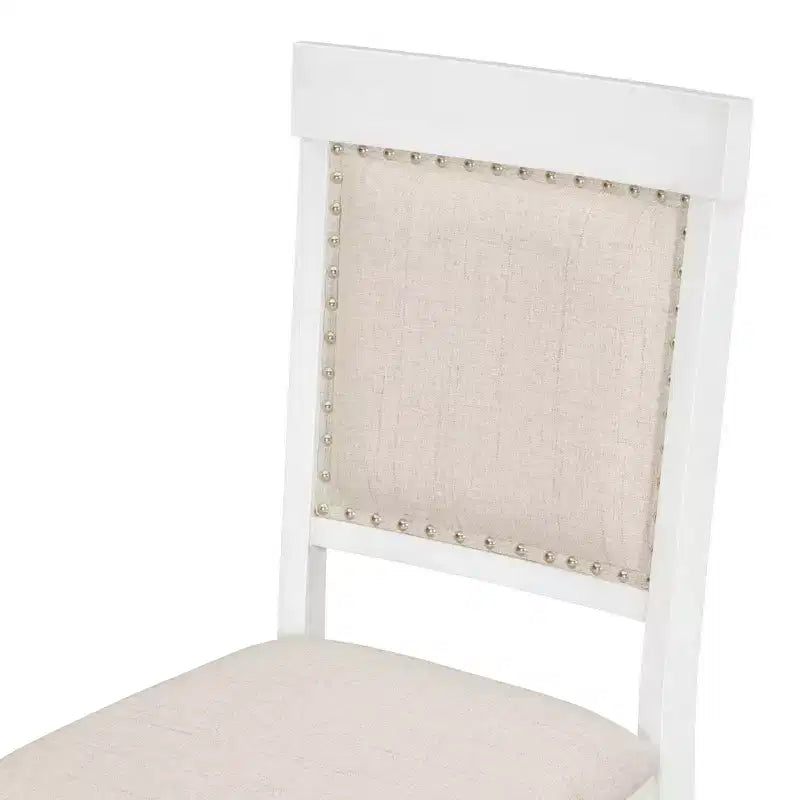 Juego de mesa de cocina de granja para 4 personas, juego de mesa de comedor redonda extensible de madera y 4 sillas tapizadas, juego de comedor retro para cocina