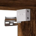 Juego de muebles de baño con estante de 4 piezas de madera de ingeniería, almacenamiento moderno