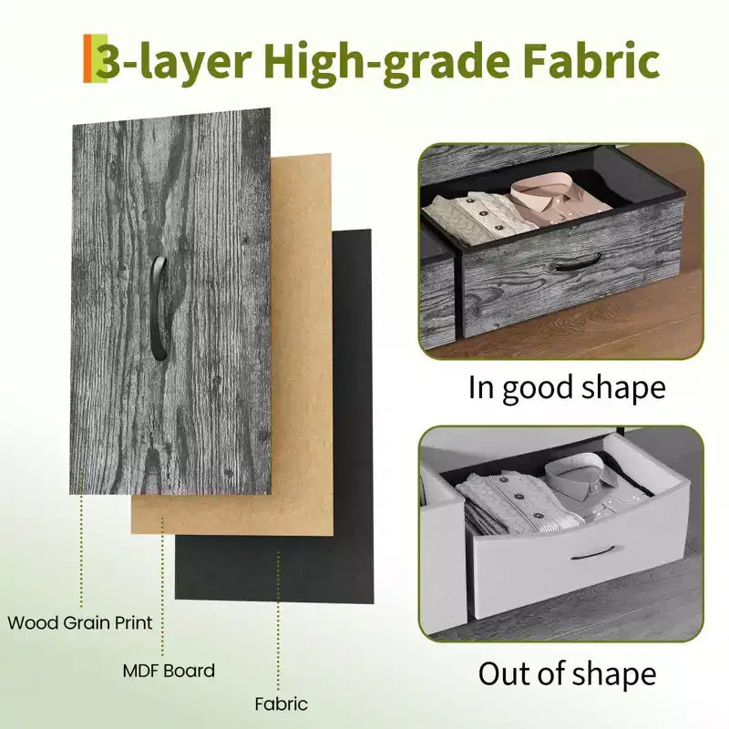 Mueble de TV de 63 pulgadas con 9 cajones de almacenamiento, consola de TV con superficie de madera y gabinete auxiliar para televisores de hasta 75 pulgadas