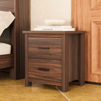 Juegos de dormitorio de 4 piezas, base de cama Queen con cabecera de almacenamiento, 2 mesitas de noche y 1 tocador