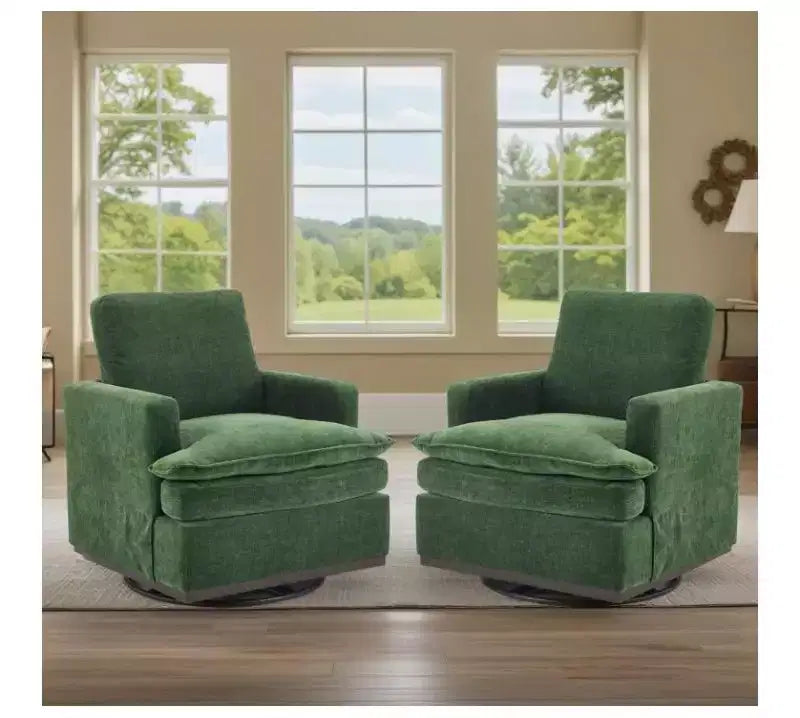 Sillón moderno y cómodo tapizado con cojín de respaldo, butaca giratoria cuadrada de 360 grados para sala de estar, beige