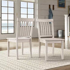 Sillas de comedor Mission Back Wood (juego de 2)