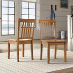 Sillas de comedor Mission Back Wood (juego de 2)