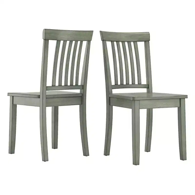 Sillas de comedor Mission Back Wood (juego de 2)