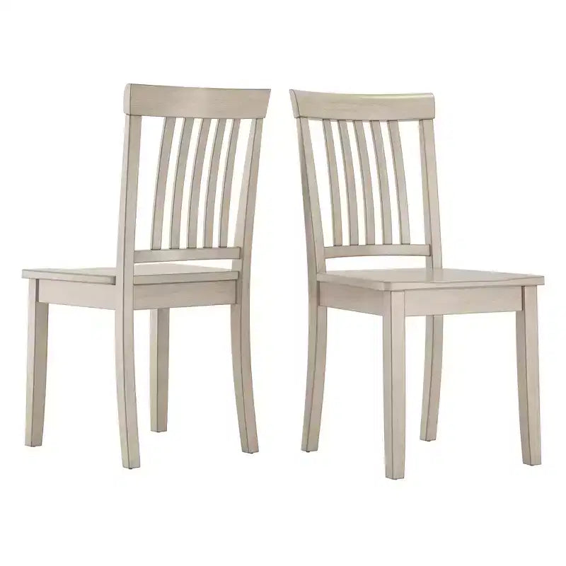 Sillas de comedor Mission Back Wood (juego de 2)