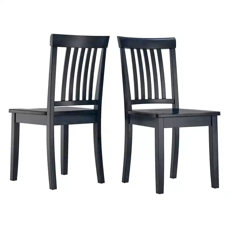 Sillas de comedor Mission Back Wood (juego de 2)