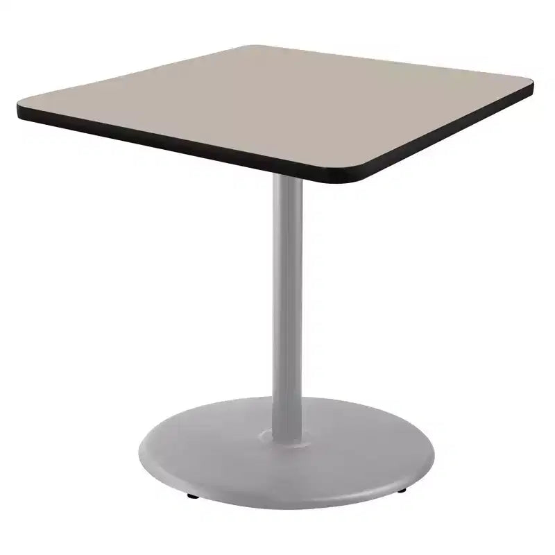 Mesa de comedor cuadrada Bennet Collection de 36" gris/gris nebulosa