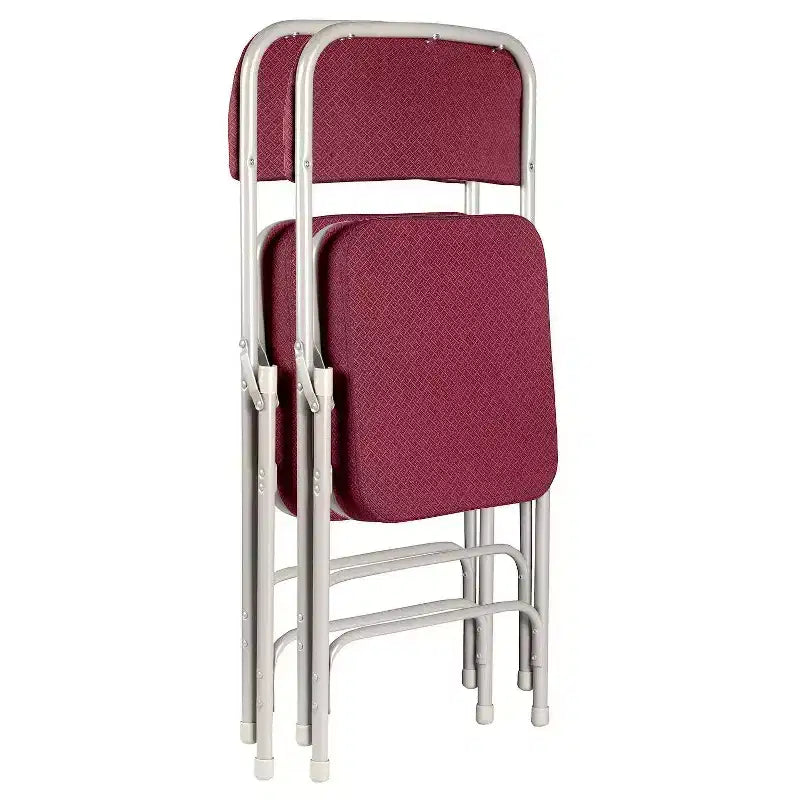 Juego de 2 sillas plegables acolchadas de primera calidad