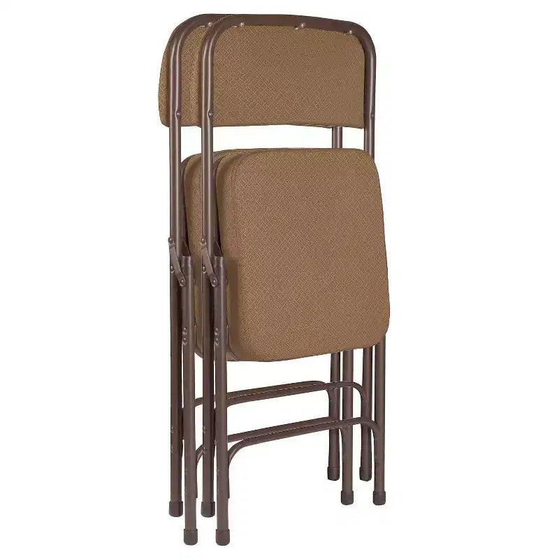 Juego de 2 sillas plegables acolchadas de primera calidad