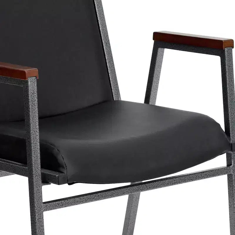 Silla apilable de alta resistencia con brazos de la serie HERCULES