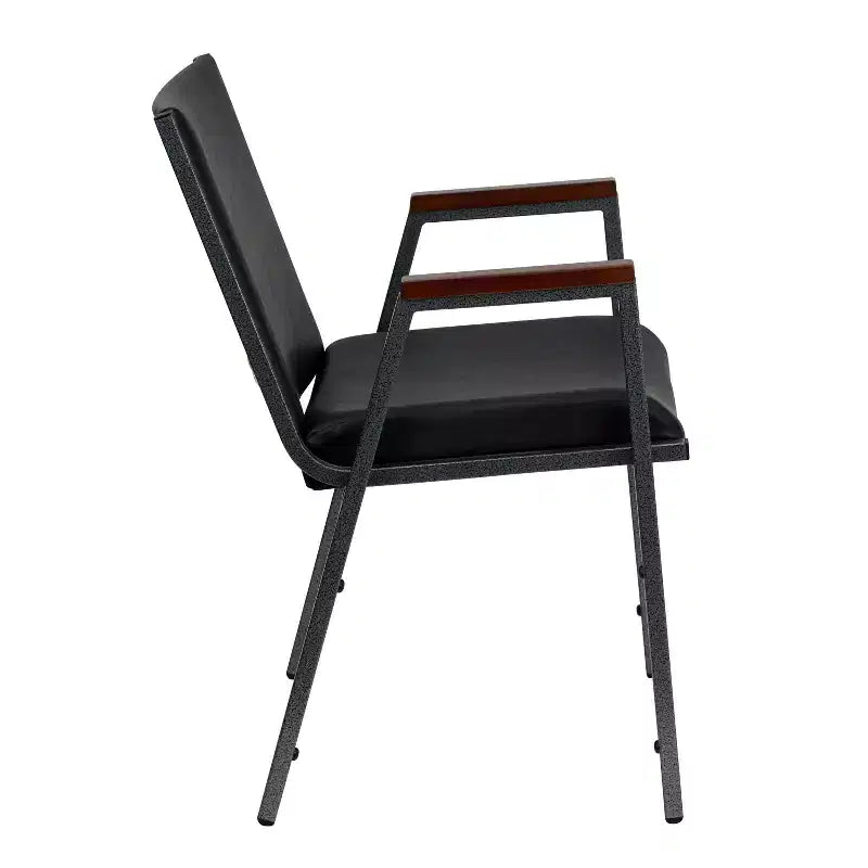 Silla apilable de alta resistencia con brazos de la serie HERCULES