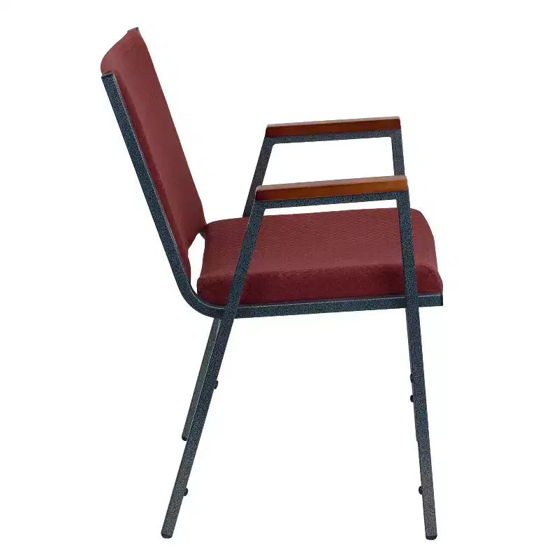 Silla apilable de alta resistencia con brazos de la serie HERCULES