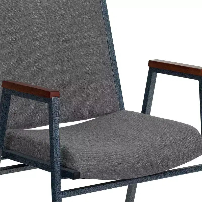 Silla apilable de alta resistencia con brazos de la serie HERCULES