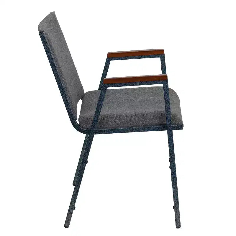 Silla apilable de alta resistencia con brazos de la serie HERCULES