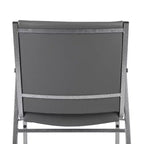 Silla apilable de alta resistencia con brazos de la serie HERCULES