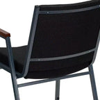 Silla apilable de alta resistencia con brazos de la serie HERCULES