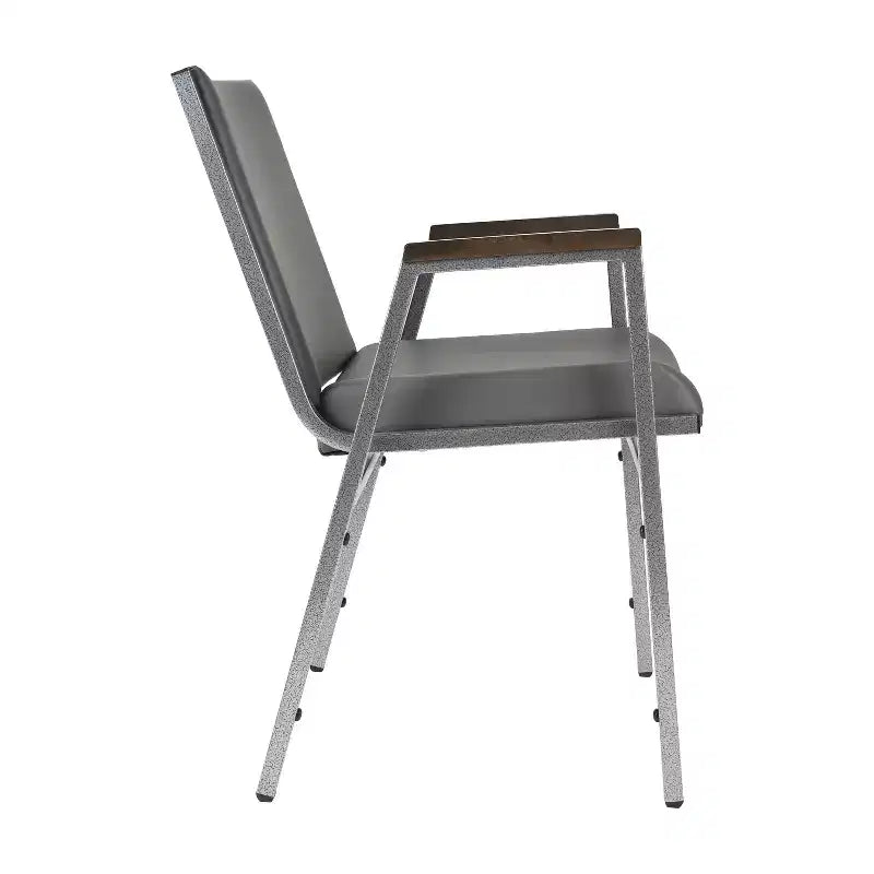 Silla apilable de alta resistencia con brazos de la serie HERCULES