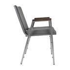 Silla apilable de alta resistencia con brazos de la serie HERCULES