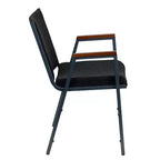 Silla apilable de alta resistencia con brazos de la serie HERCULES