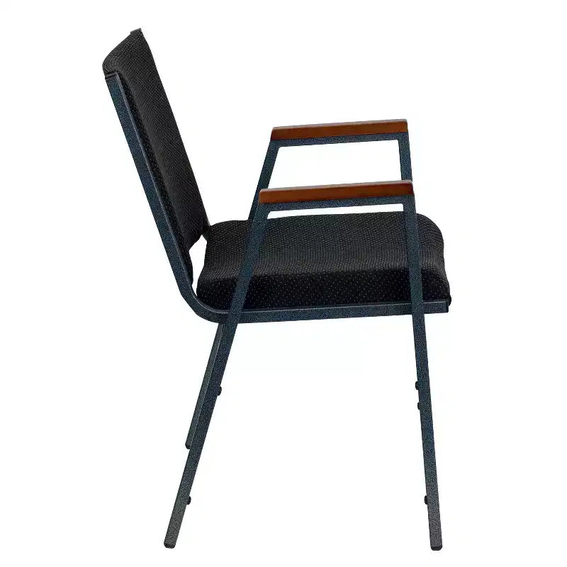 Silla apilable de alta resistencia con brazos de la serie HERCULES