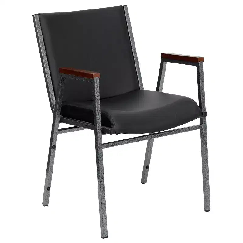 Silla apilable de alta resistencia con brazos de la serie HERCULES