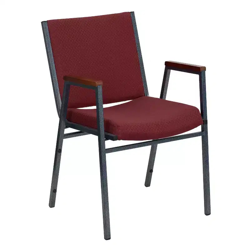 Silla apilable de alta resistencia con brazos de la serie HERCULES