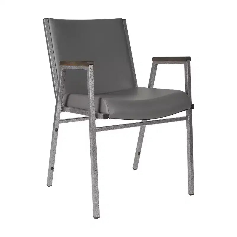 Silla apilable de alta resistencia con brazos de la serie HERCULES