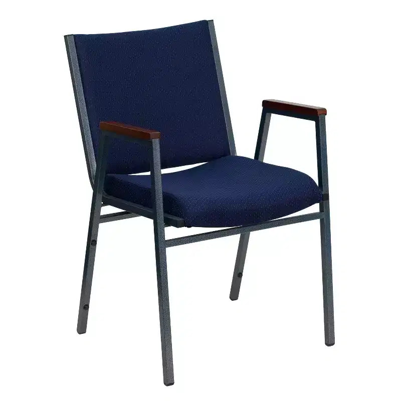 Silla apilable de alta resistencia con brazos de la serie HERCULES