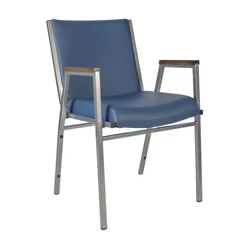 Silla apilable de alta resistencia con brazos de la serie HERCULES