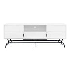 Mueble para TV miBasics Meadowgrove moderno con 3 cajones y gabinete para televisores de hasta 65 pulgadas