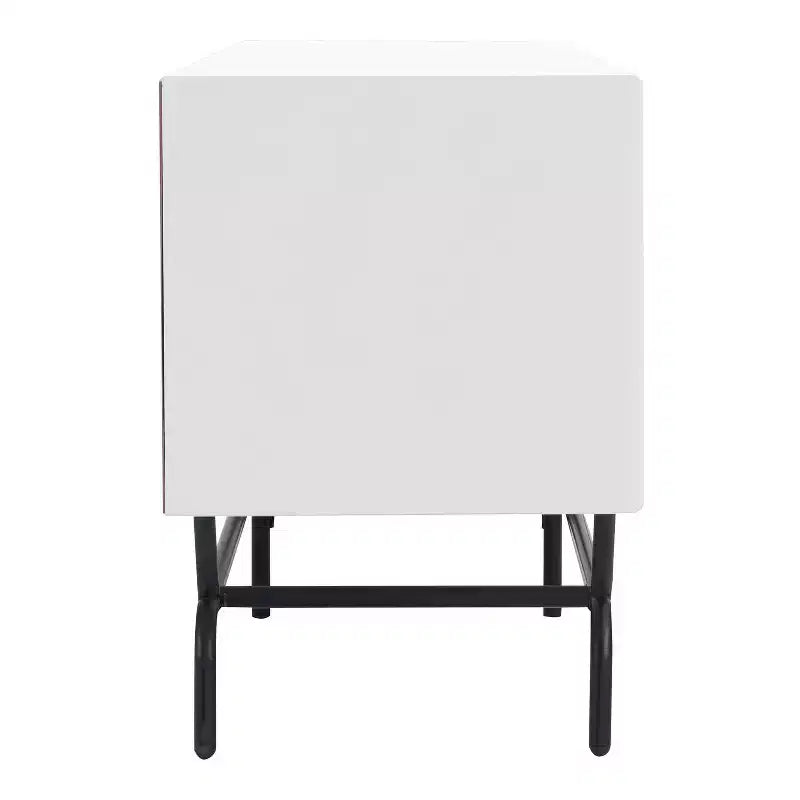 Mueble para TV miBasics Meadowgrove moderno con 3 cajones y gabinete para televisores de hasta 65 pulgadas