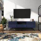 Mueble para TV miBasics Meadowgrove moderno con 3 cajones y gabinete para televisores de hasta 65 pulgadas