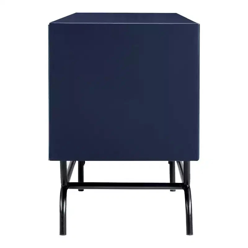Mueble para TV miBasics Meadowgrove moderno con 3 cajones y gabinete para televisores de hasta 65 pulgadas