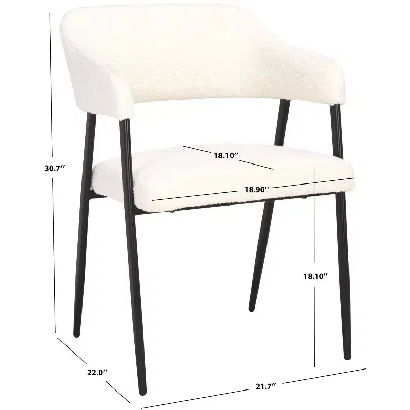 Silla de comedor - DCH1105 - Blanco/Negro