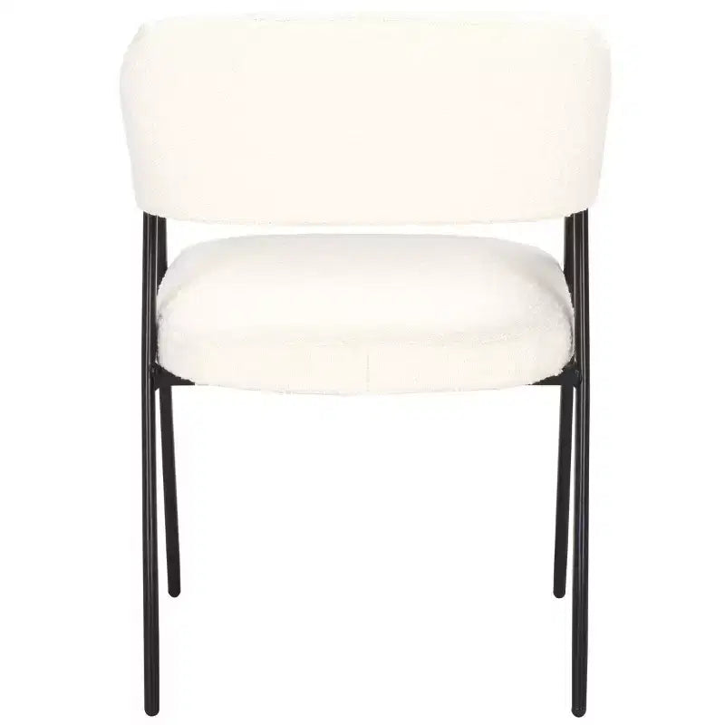Silla de comedor - DCH1105 - Blanco/Negro