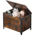 Storage Chest, Storage Bench with Safety Hinge, Wooden Entryway Bench, Shoe Bench, Large Storage Chest for Entryway, Bedroom, Living Room